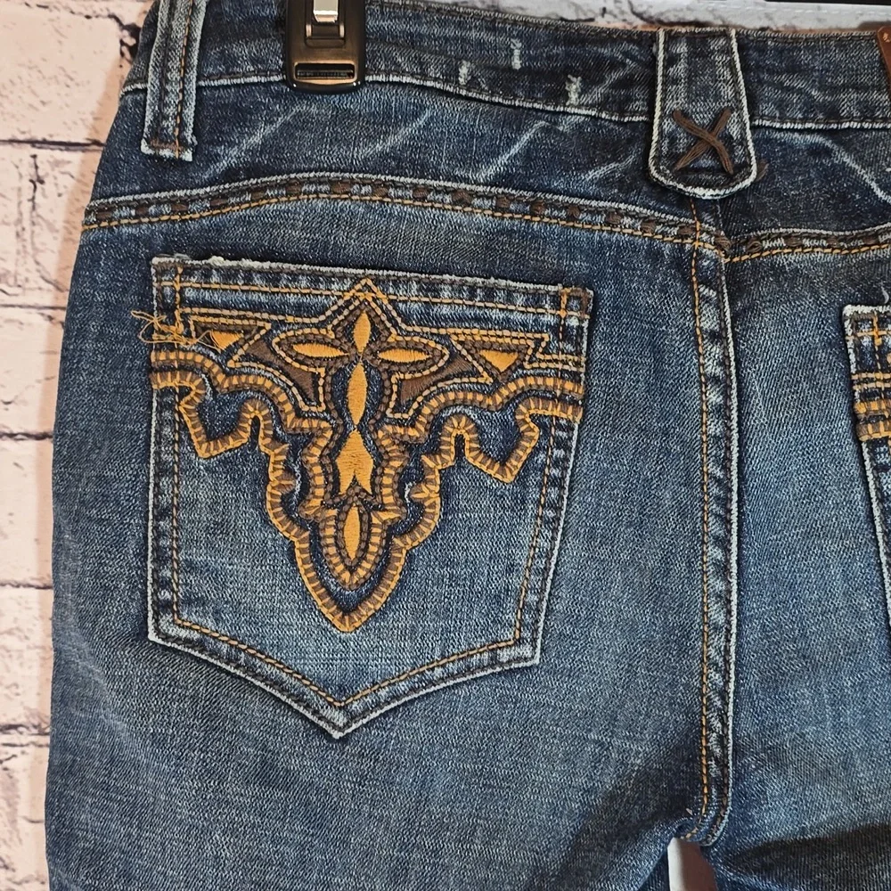 Antik Denim Long Jean Shorts Size 27